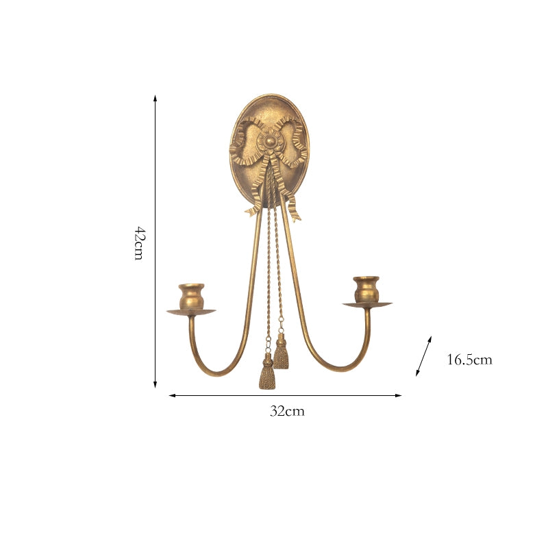 French-Style Wall Candle Holder
