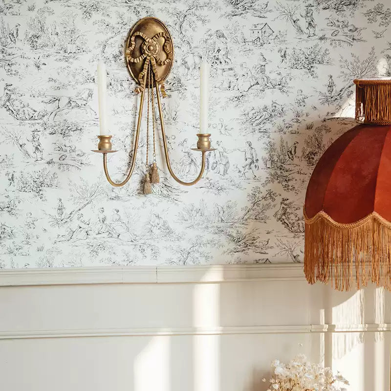 French-Style Wall Candle Holder