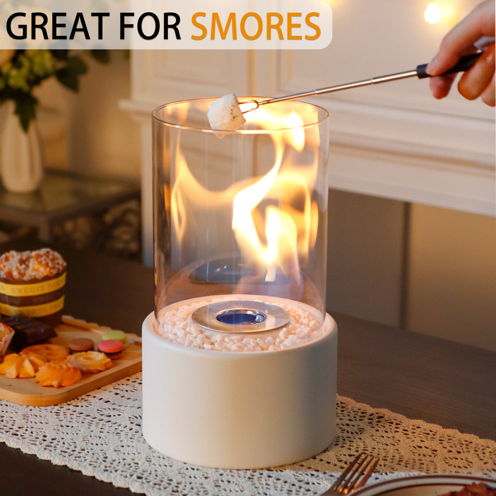 Tabletop Bio Ethanol Fireplace - Portable Indoor/Outdoor Fire Pit