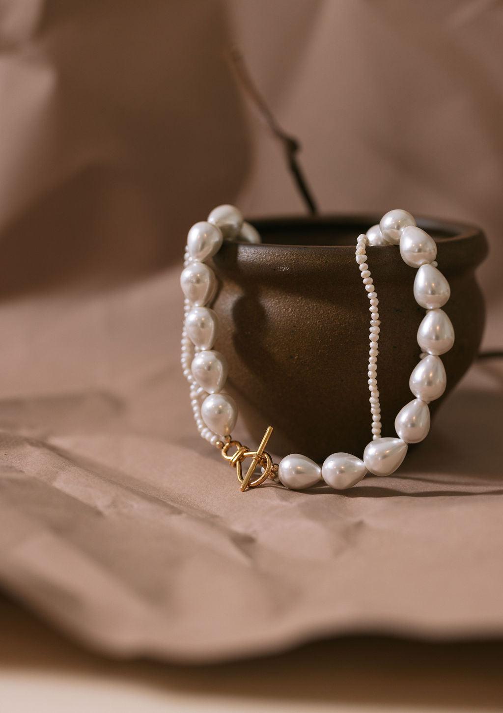 Emma Multi-Strand Necklace - French Artisan Jewelry