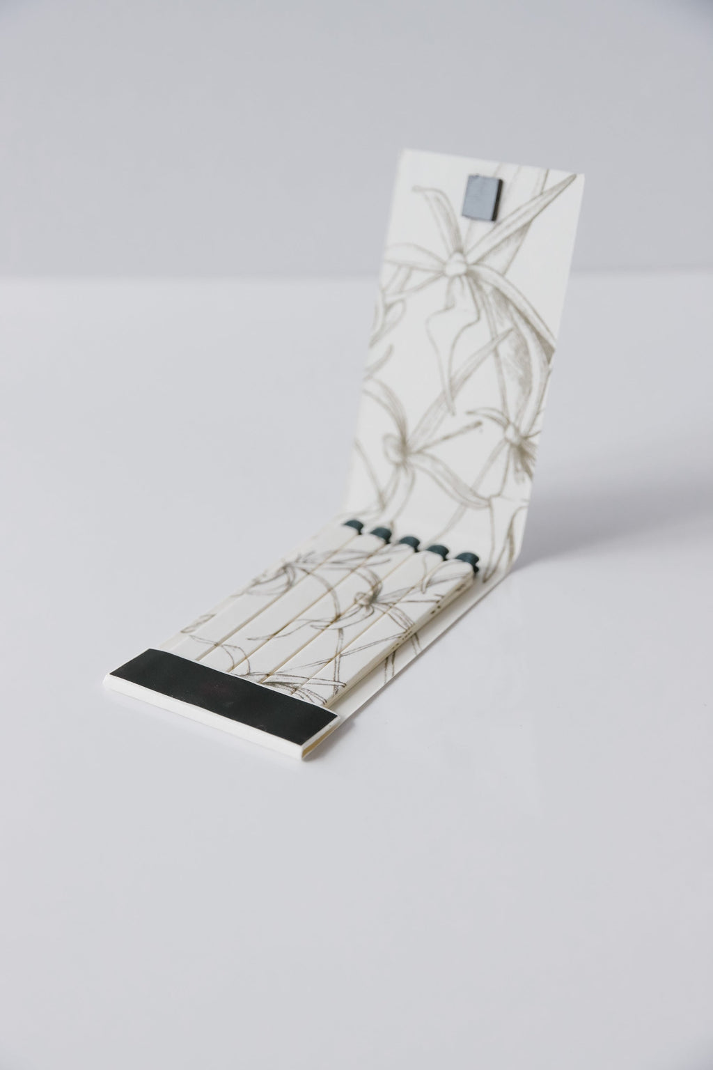 Hand Illustrated Long Stem Matchbook