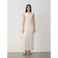 Island Letters Merino Wool Sleeveless Knit Dress - Limited Edition