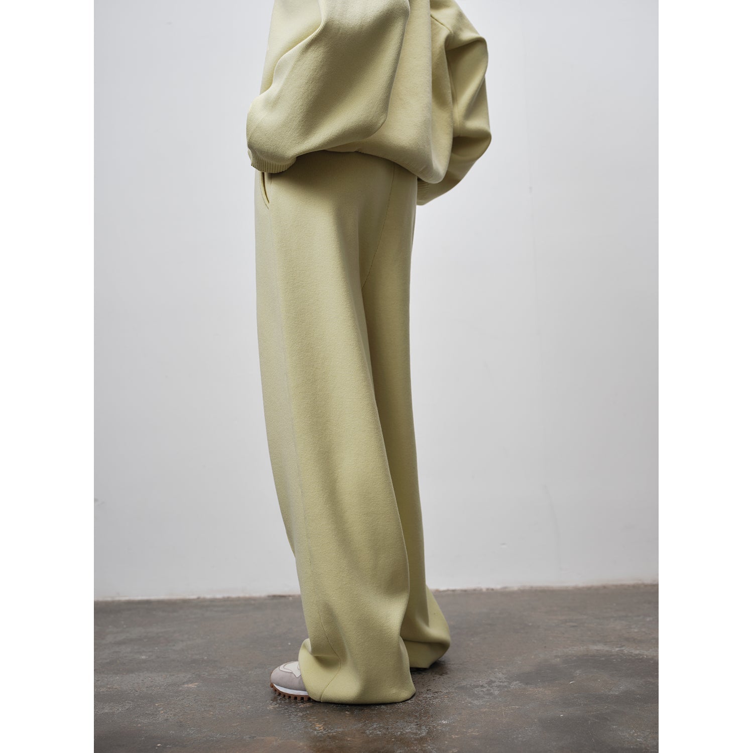 Winter Morning Sunshine Wool Blend Knit Pants - French Lazy Style