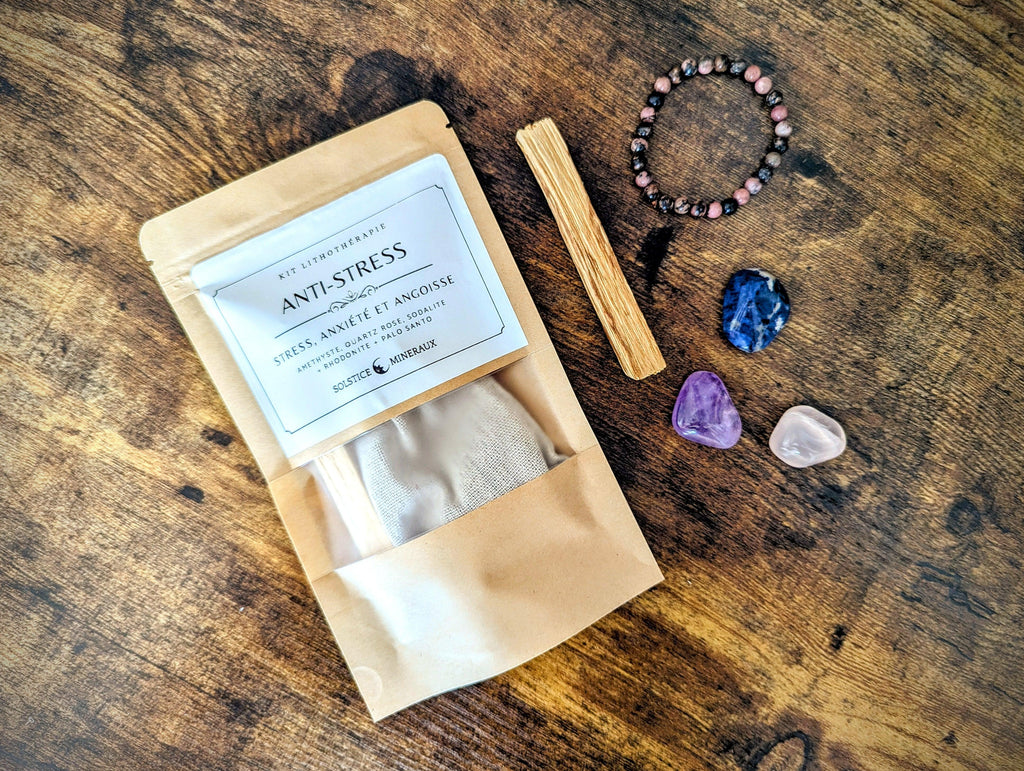 Anti-Stress Crystal Healing Kit - Stress, Anxiety & Worry Relief