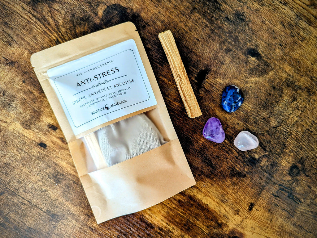 Anti-Stress Crystal Healing Kit - Stress, Anxiety & Worry Relief