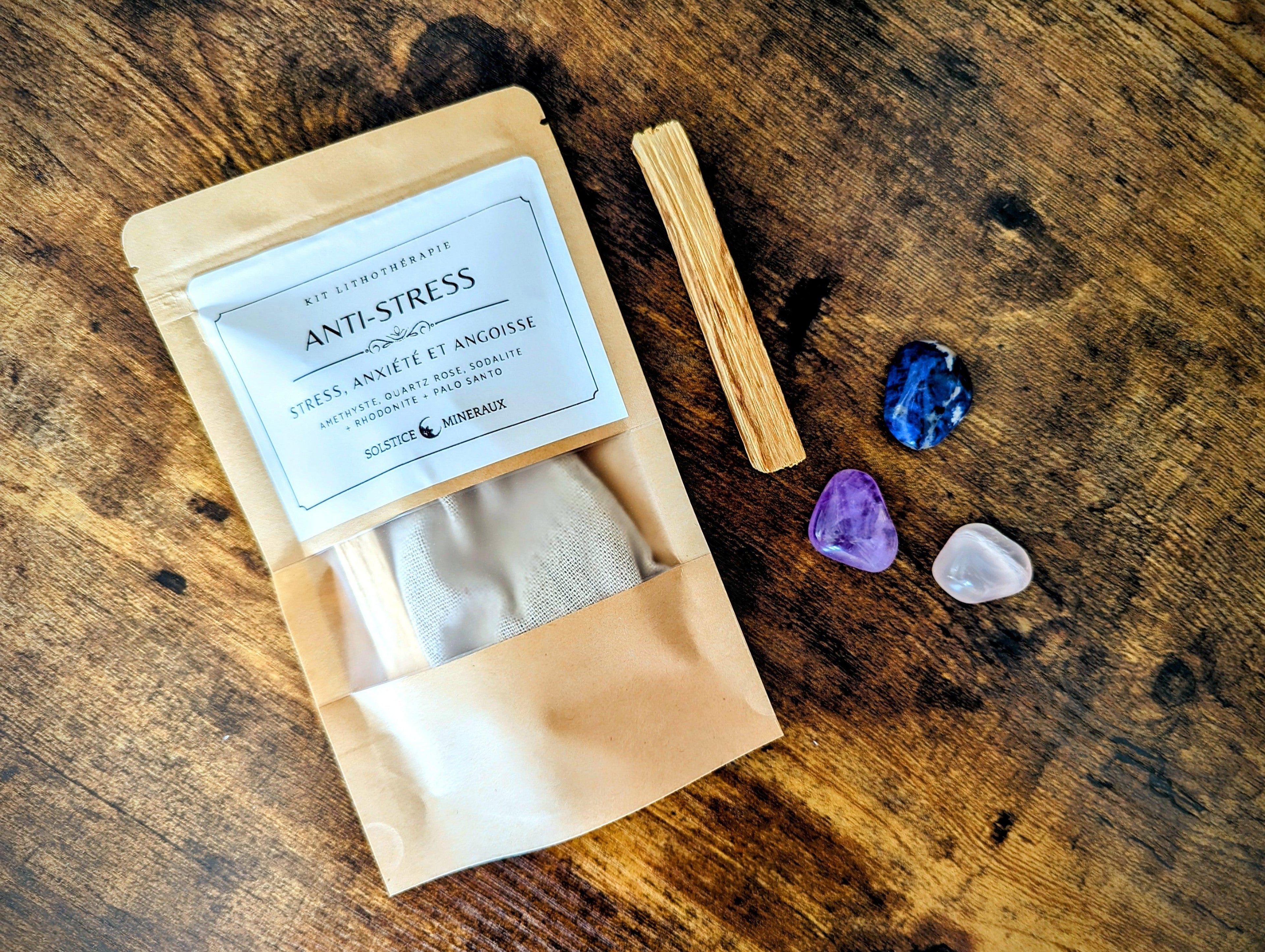 Anti-Stress Crystal Healing Kit - Stress, Anxiety & Worry Relief