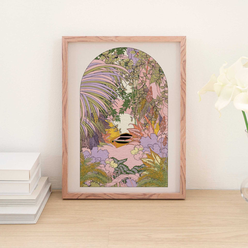 On The River Art Print